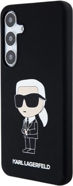 Etui Karl Lagerfeld Silicone Ikonik do Samsung Galaxy S24 Black (KLHCS24SSNIKBCK) - obraz 2