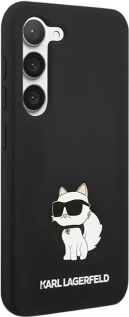 Etui Karl Lagerfeld Silicone Choupette do Samsung Galaxy S24 Plus Black (KLHCS24MSNCHBCK) - obraz 4