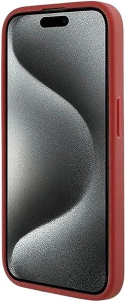 Панель Karl Lagerfeld Diagonal Quilted Script для Apple iPhone 15 Pro Max Red (KLHCP15XPQDSMGR) - зображення 5