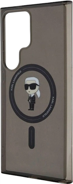 Etui Karl Lagerfeld IML Ikonik MagSafe do Samsung Galaxy S24 Ultra Black (KLHMS24LHFCKNOK) - obraz 6