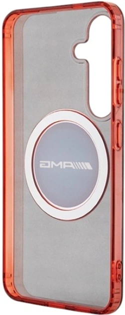 Etui AMG Transparent Bicolor MagSafe do Samsung Galaxy S24 Black (AMHMS24S23HBCK) - obraz 7