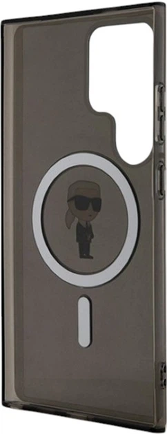 Etui Karl Lagerfeld IML Ikonik MagSafe do Samsung Galaxy S24 Ultra Black (KLHMS24LHFCKNOK) - obraz 7