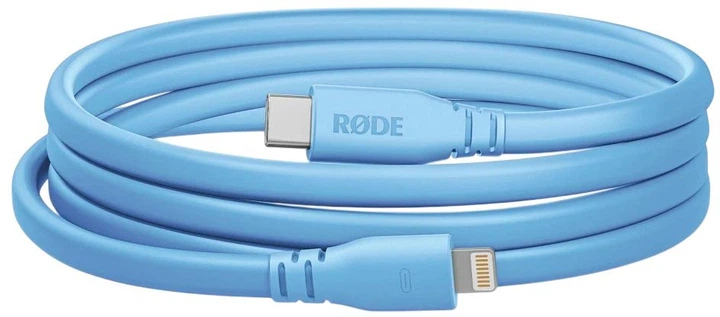 Кабель Rode SC19 USB-C – Lightning 1.5 m Blue (RODE SC19-B) - зображення 3