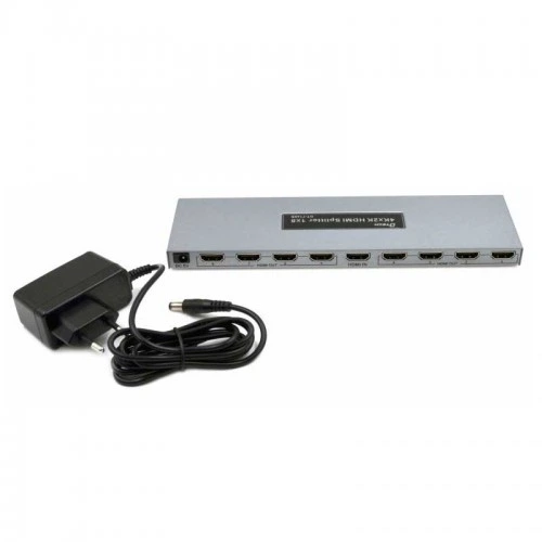 Разветвитель 4K HDMI интерфейса, сплиттер на 8 портов Dtech DT-7148B - Фото 1 Разветвитель 4K HDMI интерфейса, сплиттер на 8 портов Dtech DT-7148B - изображение 1
