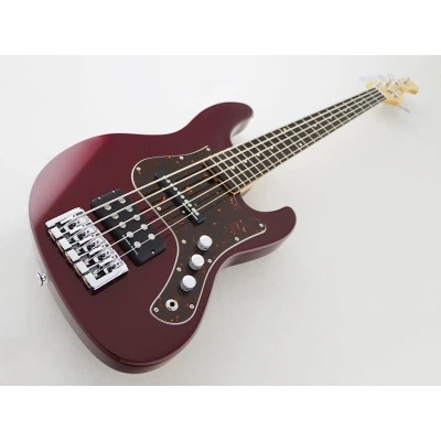 Бас-гитара FGN Mighty Jazz J-Standard Series Azuki Metallic (JMJ52-AL-R/AZM) - Фото 3 Бас-гитара FGN Mighty Jazz J-Standard Series Azuki Metallic (JMJ52-AL-R/AZM) - изображение 3