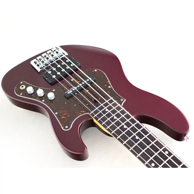 Бас-гитара FGN Mighty Jazz J-Standard Series Azuki Metallic (JMJ52-AL-R/AZM) - Фото 4 Бас-гитара FGN Mighty Jazz J-Standard Series Azuki Metallic (JMJ52-AL-R/AZM) - изображение 4