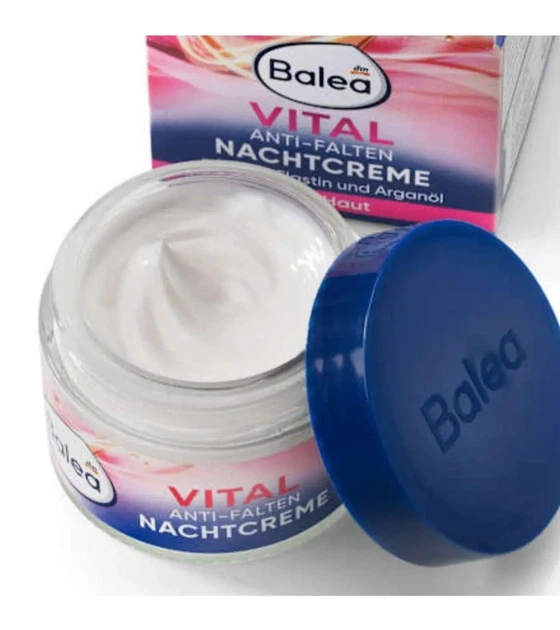 Нічний крем проти зморщок Balea Vital, 50 мл - зображення 2