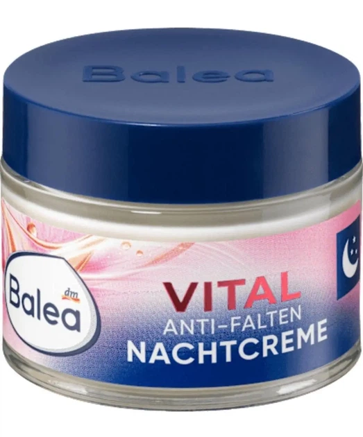 Нічний крем проти зморщок Balea Vital, 50 мл - зображення 3
