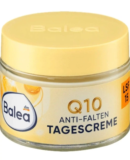 Крем для обличчя проти зморщок Balea Q10 SPF 15, 50 мл - Фото 2 Крем для обличчя проти зморщок Balea Q10 SPF 15, 50 мл - зображення 2