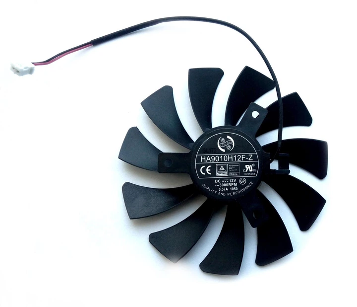 Вентилятор кулер для видеокарты MSI GTX 1050 Ti 1630 1650 RX 560