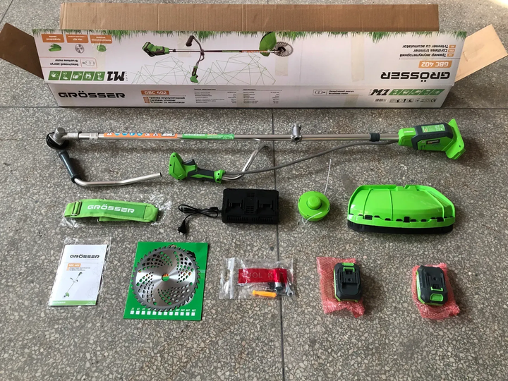 Аккумуляторный триммер Grasser GBC 402 - Фото 6 Аккумуляторный триммер Grasser GBC 402 - изображение 6