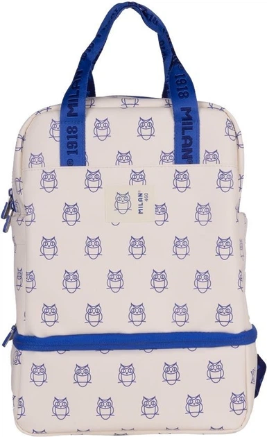 Plecak szkolny Milan Collection 460 33 x 25 x 13 cm 9.5 l Beżowy (8411574106777) - obraz 1