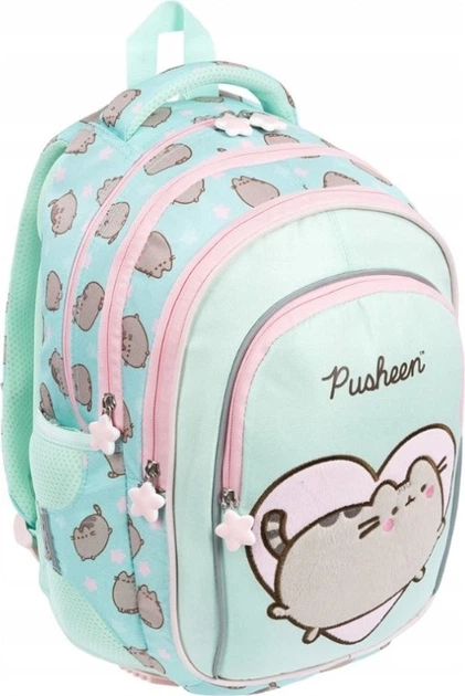 Шкільний рюкзак St.Majewski Pusheen 40 x 28 x 18 см 22 л М'ятний (5903235679445) - зображення 1