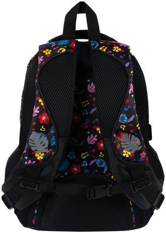 Шкільний рюкзак St.Majewski Stitch Aloha 40 x 28 x 18 см 22 л Чорний (5903235679865) - зображення 2