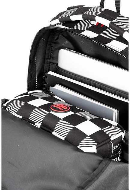 Plecak szkolny CoolPack Break w kratkę 44 x 32 x 19 cm 27 l (5903686328268) - obraz 4