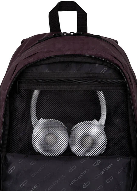 Plecak szkolny CoolPack Trooper 44 x 30 x 14 cm 21 l Burgundy (5903686372254) - obraz 5