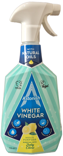 Універсальний засіб для чищення Astonish White Vinegar Zesty Citrus 750 мл - Фото 1 Універсальний засіб для чищення Astonish White Vinegar Zesty Citrus 750 мл - зображення 1