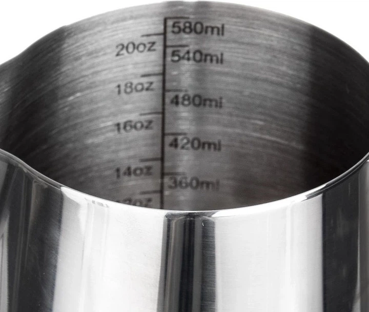 Mlecznik Orion stalowy z miarką 580 ml (8592381152208) - obraz 3