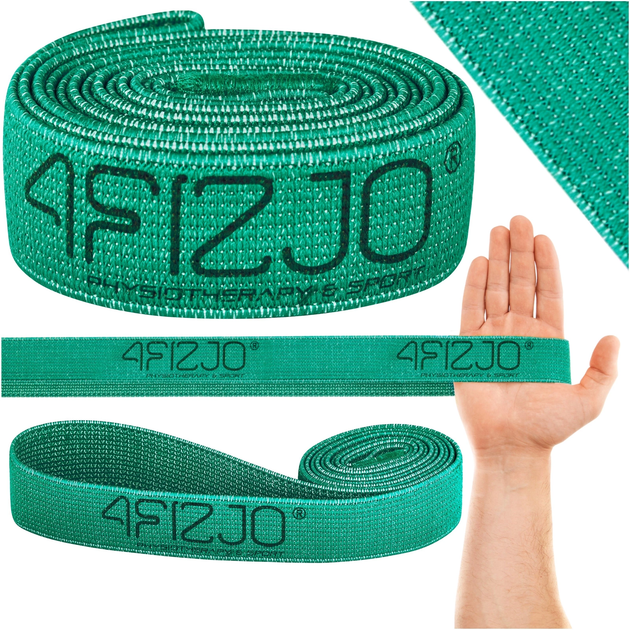 Эспандер-петля 4FIZJO Flex Power Band из ткани 7-13 кг Green (P-5907739313096) - Фото 1 Эспандер-петля 4FIZJO Flex Power Band из ткани 7-13 кг Green (P-5907739313096) - изображение 1