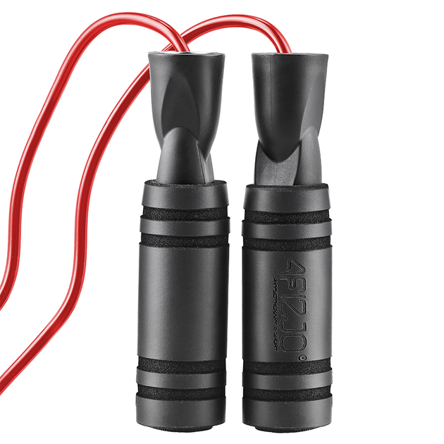 Скакалка с подшипниками 4FIZJO Basic Black/Red (P-5907739313133) - изображение 2