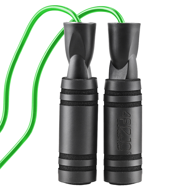 Скакалка с подшипниками 4FIZJO Basic Black/Green (P-5907739313157) - изображение 2