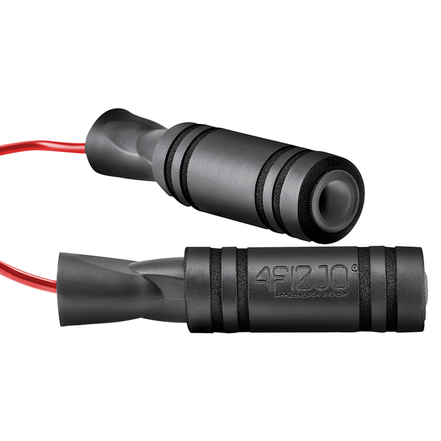 Скакалка с подшипниками 4FIZJO Basic Black/Red (P-5907739313133) - изображение 4