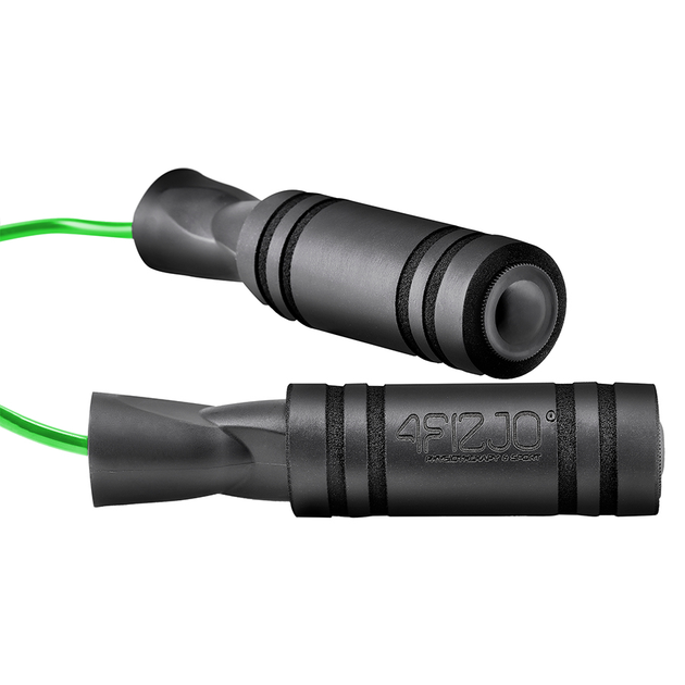 Скакалка с подшипниками 4FIZJO Basic Black/Green (P-5907739313157) - изображение 4