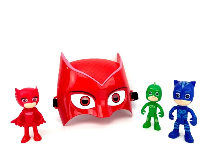 Игровой набор PJ Masks «Герои в масках» Маска Алетт красная со светом + 3 фигурки героев 10 см - Фото 3 Игровой набор PJ Masks «Герои в масках» Маска Алетт красная со светом + 3 фигурки героев 10 см - изображение 3