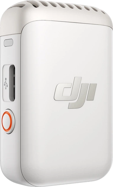 Мікрофон DJI Mic 2 Transmitter (Platinum White) (CP.RN.00000329.01) - зображення 3