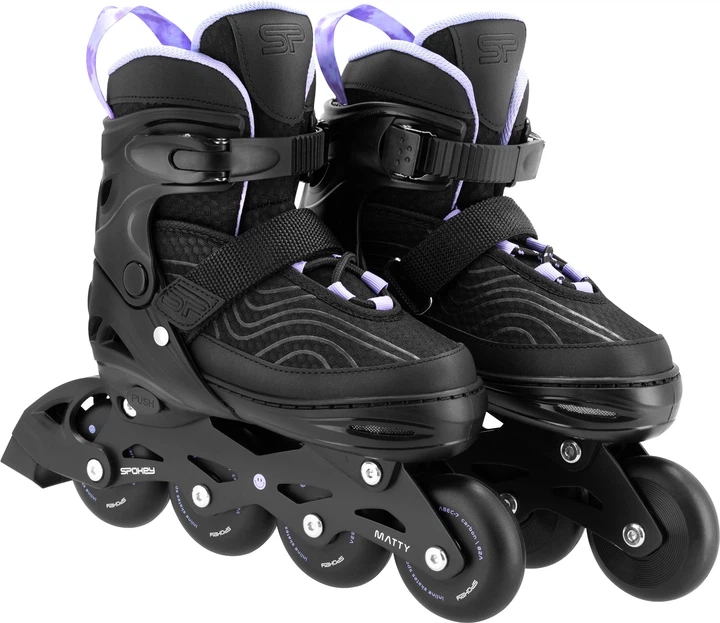 Регульовані ролики Spokey MATTY 35–38 943451 Чорні (5905339434517) - зображення 1