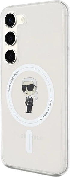 Etui plecki Karl Lagerfeld IML Ikonik MagSafe do Samsung Galaxy S24 Transparent (3666339259051) - obraz 2