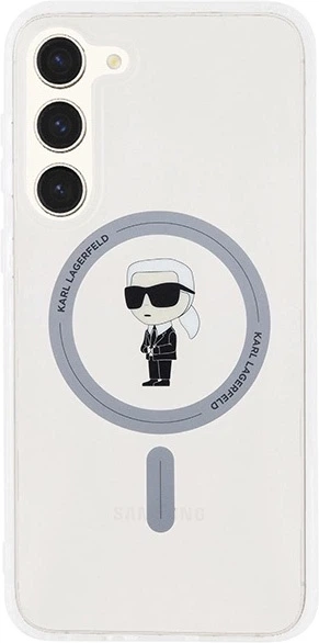 Etui plecki Karl Lagerfeld IML Ikonik MagSafe do Samsung Galaxy S24+ Transparent (3666339259068) - obraz 3