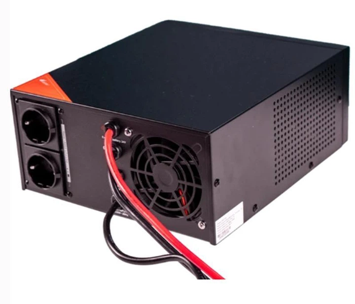 ИБП (Инвертор) EnerGo NRG-1500+ 24 вольта с чистой синусоидой, с зарядкой, качественный, ЖК-дисплей - Фото 3 ИБП (Инвертор) EnerGo NRG-1500+ 24 вольта с чистой синусоидой, с зарядкой, качественный, ЖК-дисплей - изображение 3