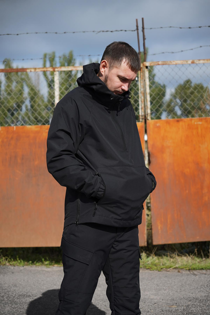 Тактический утепленный анорак FS — Черный - изображение 6
