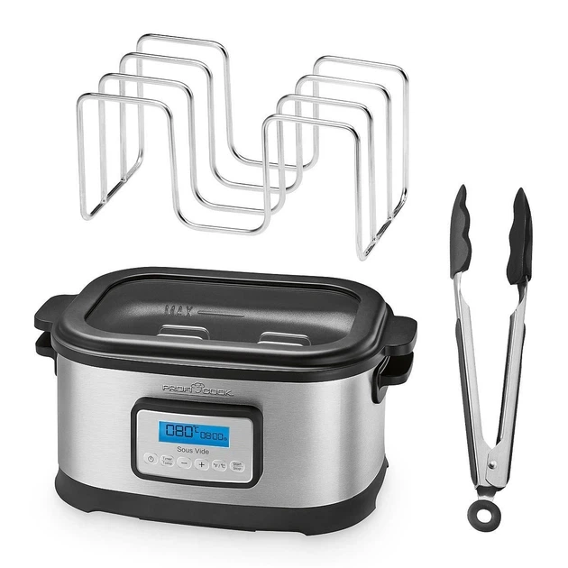 Аппарат Sous Vide ProfiCook PC-SV 1112 – вакуумная печь 8.5 л, 520 Вт, электронный дисплей, таймер до 72 часов, точный контроль температуры - изображение 2