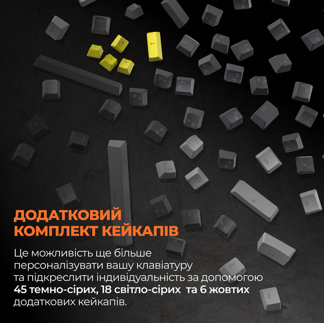 Клавіатура механічна бездротова GamePro Asgard Fenrir (MK130G Pro) (MK130G Pro) - зображення 2
