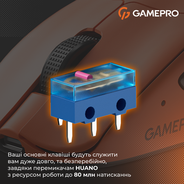 Бездротова миша GamePro Genesis Avenger (GM096O) - зображення 15