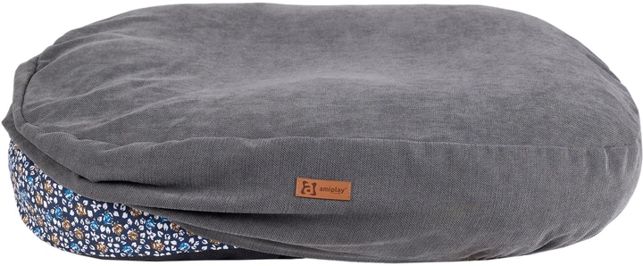 Pokrowiec na materac Amiplay Moni L 78 x 65 x 10 cm Grafitowy (5907563304819) - obraz 2