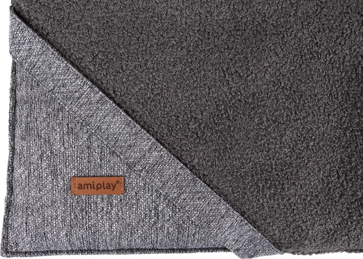 Mata dla psów Amiplay Malmo ECO L 82 x 60 x 1.5 cm Szara (5907563299252) - obraz 4