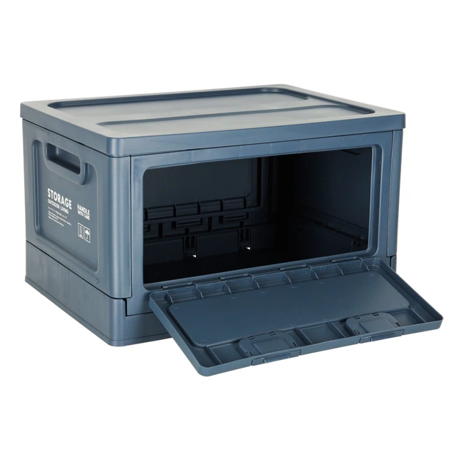 Organizer samochodowy Ikonka pudelko skrzynka skladana do bagażnika 25l granatowa (5903039763968) - obraz 5