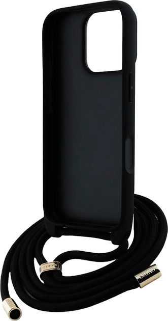 Etui plecki Guess 4G Big Logo Cord Stap Crossbody do Apple iPhone 16 Pro Brown (3666339434434) - obraz 5