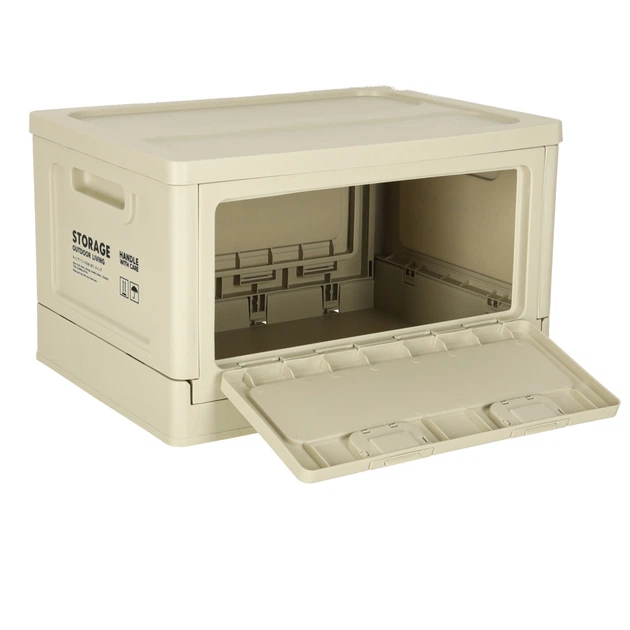 Organizer samochodowy Ikonka pudelko skrzynka skladana do bagażnika 25l szara (5903039763111) - obraz 5