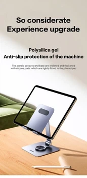 Подставка настольная Ugreen универсальная для телефона планшета металлическая Gray (LP892 - изображение 8