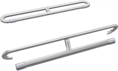 Регулируемая настольная подставка для ноутбука UGREEN Invisible Portable Desktop Laptop Stand 13-17.3" Silver (LP846) - Фото 1 Регулируемая настольная подставка для ноутбука UGREEN Invisible Portable Desktop Laptop Stand 13-17.3" Silver (LP846) - изображение 1