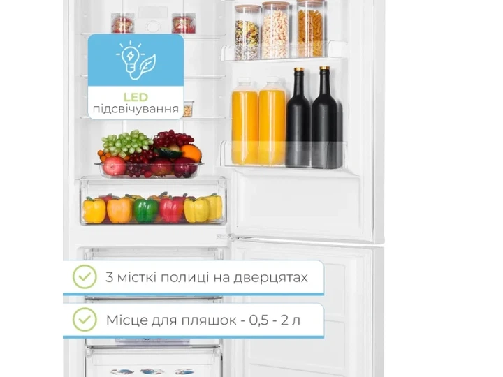 Холодильник з морозильною камерою INTERLUX ILR-0377WNF - изображение 4