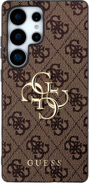 Etui Guess Big 4G Classic Logo do Samsung Galaxy S25 Ultra Brown (3666339441661) - obraz 3