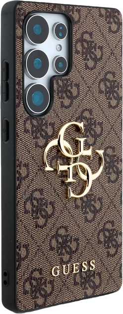 Etui Guess Big 4G Classic Logo do Samsung Galaxy S25 Ultra Brown (3666339441661) - obraz 4