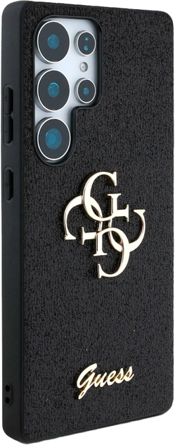 Etui Guess Fixed Glitter Big 4G Metal do Samsung Galaxy S25 Ultra Black (3666339441685) - obraz 4