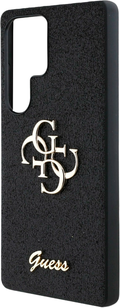 Etui Guess Fixed Glitter Big 4G Metal do Samsung Galaxy S25 Ultra Black (3666339441685) - obraz 6
