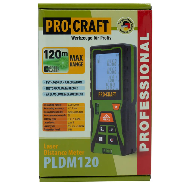 Лазерный дальномер Procraft PLDM120 - изображение 8